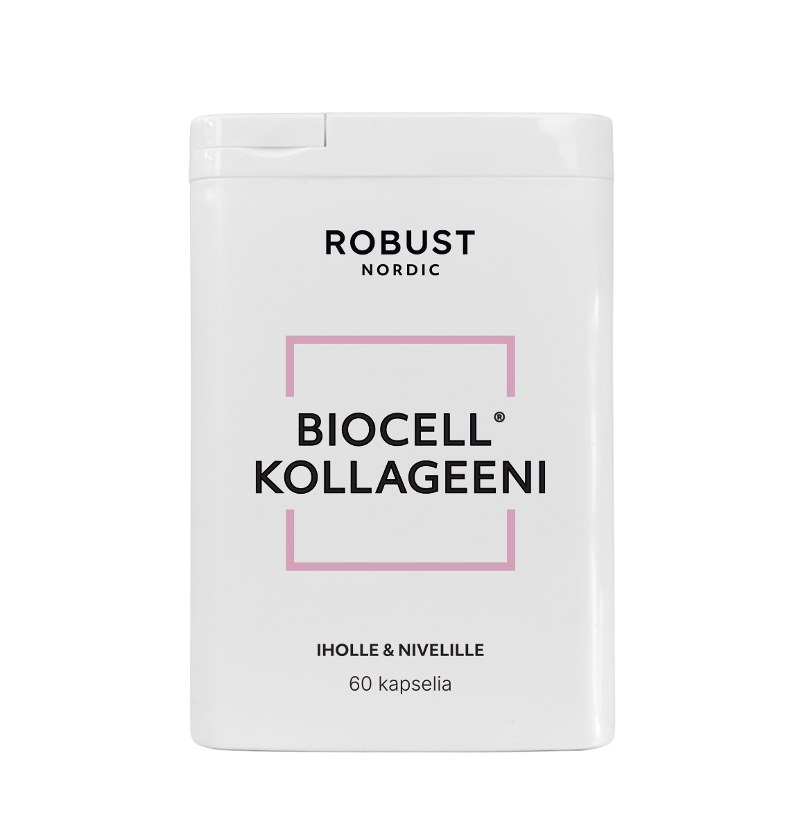 BioCell Collagen® + Hyaluronsyra 60 kapslar.